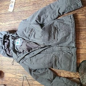 Designer Euro Moda T & D cargo jacket large